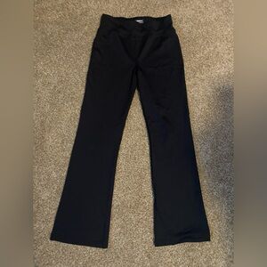 Lot of 2 Athletic Works Black Flared Leggings. Girls size Large 10/13